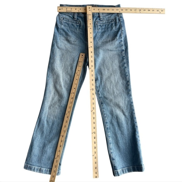Point Sur Denim Jeans-J. Crew Size 25 Ankle Patch Pocket Straight Leg Light Wash - Picture 5 of 11